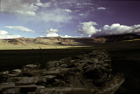 Tso Kar, Manimauer 1995 Nordseite, 1995